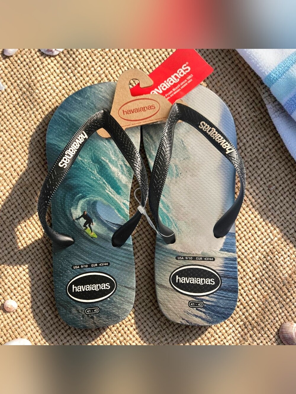 Havaianas 9/10 Top Photoprint Flip Flop Sandal NWT